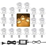 Bojim 16PCS Focos LED Empotrables de Suelo para Exterior 230V, Impermeable IP67,...