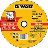 DEWALT DT43919-QZ - Disco de desbaste concavo para metal con grano profesional...