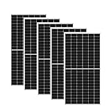 5 paneles solares fotovoltaicos 500W 24V monocristalinos alta eficiencia célula...