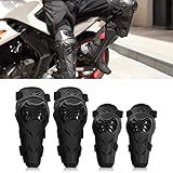 Rodilleras Moto Coderas para Hombre - 4 Piezas Motocross Rodilleras de...