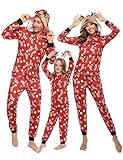 Aibrou Pijamas de Navidad Familia Conjunto Pantalon y Top Pijamas Mujer Hombre...