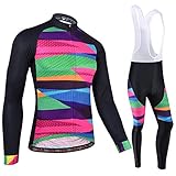 BXIO Ropa de Ciclismo de Invierno, MTB Jerseys de Ciclismo cálido Manga Larga y...