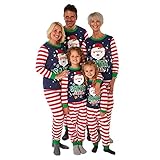 OBEEII Pijamas De Navidad Familia, Conjunto de Pyjama Familia Navideños...