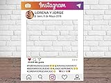 Photocall de Cartón Instagram Personalizado Eventos o Celebraciones puntuales |...