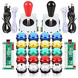 EG STARTS 2 Piezas de Arcade LED para Jugadores DIY Codificador USB 2X Elipse...