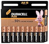 Duracell - Plus AA, Pilas paquete de 18