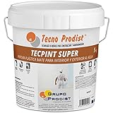 Tecno Prodist TECPINT SÚPER 5 Kg (BLANCO) Pintura para Exterior e Interior al...