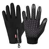 Guantes Invierno Hombre Mujer Guantes Termicos para frio moto ciclismo running...