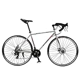 Bicicleta de carretera para hombres y mujeres, 700C aleación de aluminio de la...