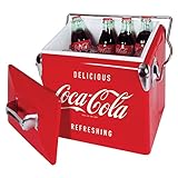 Coca Cola - Enfriador de Hielo Retro con abrebotellas, 13 l/14 Cuartos de...