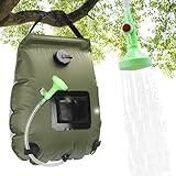 ASANMU Bolsa de Ducha Solar, 20L Bolsa De Ducha de Camping Solar, Ducha portatil...