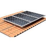 Estructura Solar Tejado Perforante para 5 Paneles Solares