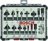 Bosch Professional Set Mixto de Brocas Fresadoras de 15 Piezas (para madera,...