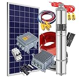 Kit solar Bombeo 300w Caudal max. 1200 Litros/hora Altura 35 m