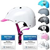 SkullCap® Kids BMX & Skate Helmet - Bicicleta Y Scooter Eléctrico, Diseño: SC...