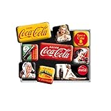 Nostalgic-Art Juego de Imanes Retro Coca-Cola – Yellow – Regalo Aficionados...