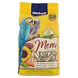 Vitakraft - Menú Premium para Loros con Mezcla de Semillas, Frutos Secos y...