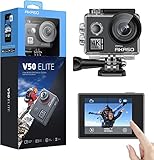 AKASO V50 Elite Cámara Deportiva WiFi 4K 60fps 20MP Cámara de Acción con EIS...