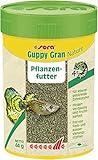 Sera Guppy Gran Alimento de Plantas o pienso Vegetal para Peces, granulado...