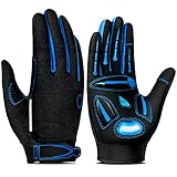 TEUEN Guantes Ciclismo Dedos Largos Guantes MTB con Pantalla Táctil Guantes...