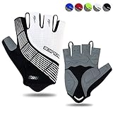 Souke Sports Guantes De Ciclismo Acolchados Antideslizantes Medio Dedo Acolchado...