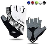 Souke Sports Guantes De Ciclismo Acolchados Antideslizantes Medio Dedo Acolchado...