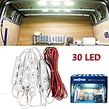 10 módulos de luces Ambother de 30 LED blancos de 12 V para interior de...