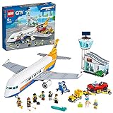 LEGO 60262 City Avión de Pasajeros, Aeropuerto con Camión de Juguete para...