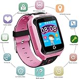 Niños Smartwatch Localizador GPS, Reloj Teléfono con GPS LBS Tracker Chat de...