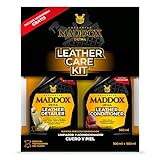 Maddox Detail - Leather Care Kit 500ml | Limpiador y Acondicionador de Cuero y...