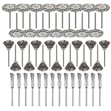 Bestgle 45pcs Cepillo Acero de Alambre de Acero,Herramienta de Accesorios de...