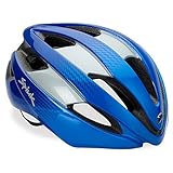 Spiuk Sportline Casco Eleo, Adultos Unisex, Azul/Plata, (M-L) 53-61