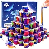 Paquete de 60 Galaxy Slime, Regalos de Fiesta para niños, no pegajosos,...