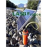 LASB FRANCE Kit de bomba solar sumergida con controlador interno 12 V 70 metros...