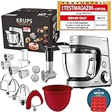 Robot de cocina Krups Premium 17 pzs., bol acero inox. 4,6 l, bol silicona, 4...