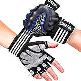 OMERIL Guantes Gimnasio para Hombre y Mujer, Gym Guantes Transpirable con...