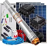 Kit Solar Bombeo Completo 300W + Bomba Sumergible + Controlador de Bomba Solar +...