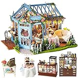 CUTEBEE Miniatura de la casa de muñecas con Muebles, Equipo de casa de muñecas...
